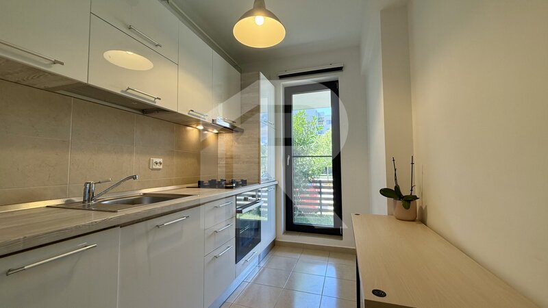 Baneasa, Greenfield, apartament cu gradina, 2 Camere